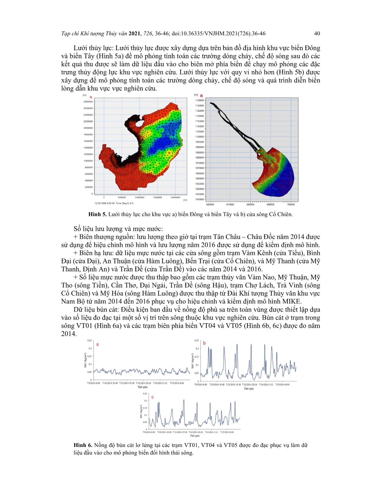 Đánh giá diễn biến hình thái sông dựa trên sự kết hợp mô hình hóa và phân tích ảnh viễn thám trang 5
