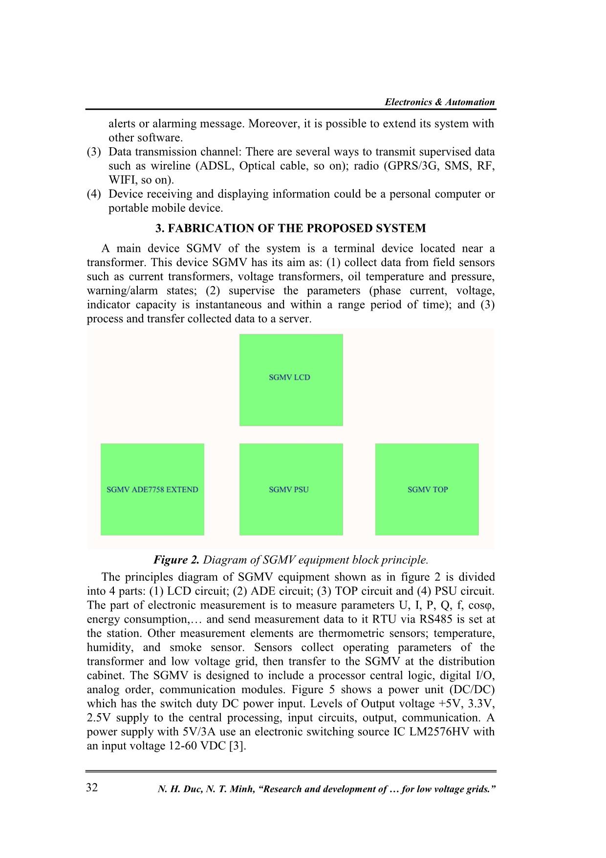 Research and development of online - Realtime supervising system for low voltage grids trang 3