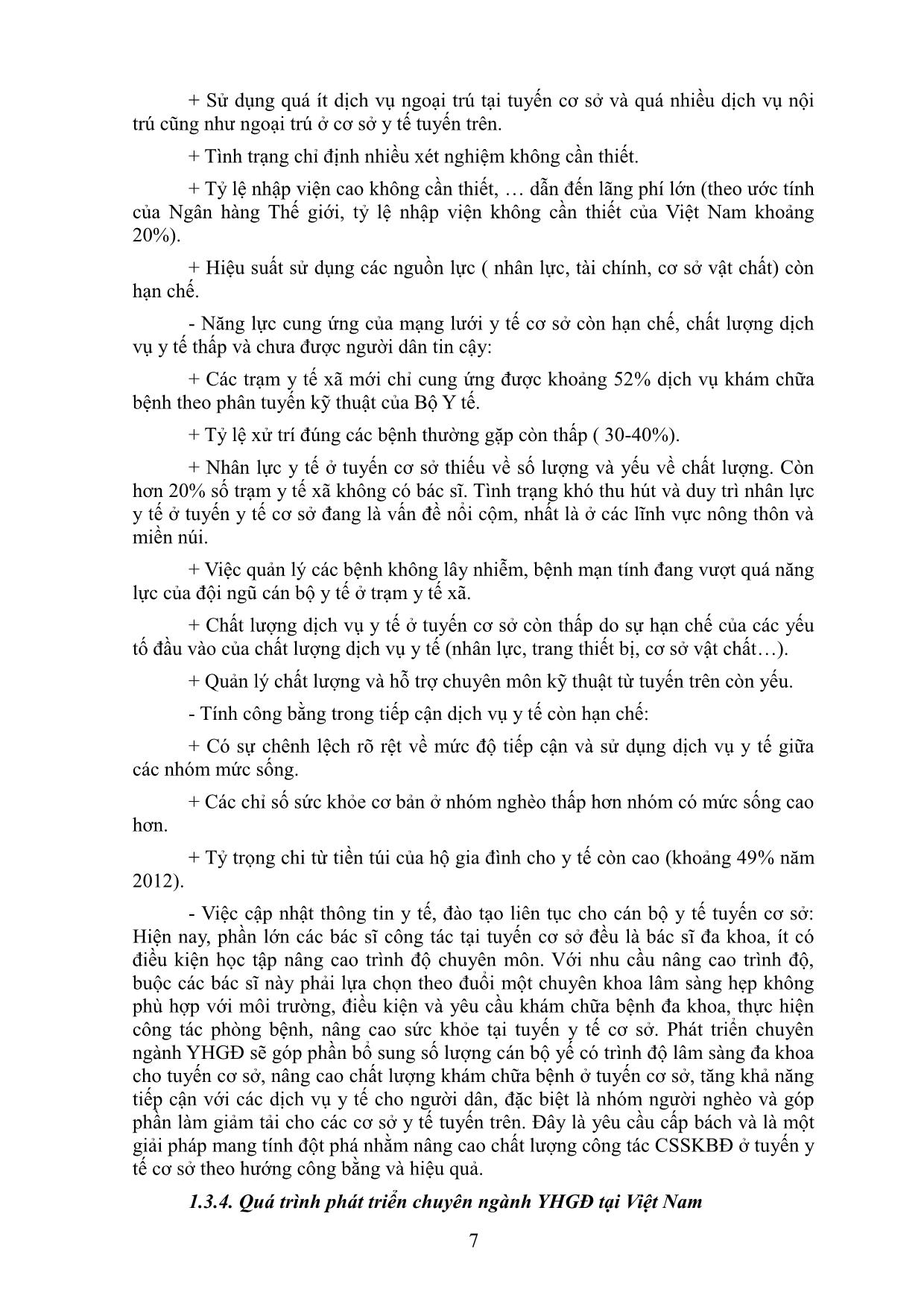 Tài liệu Chăm sóc sức khỏe ban đầu theo nguyên lý y học gia đình dành cho hộ sinh làm việc tại trạm y tế xã trang 7