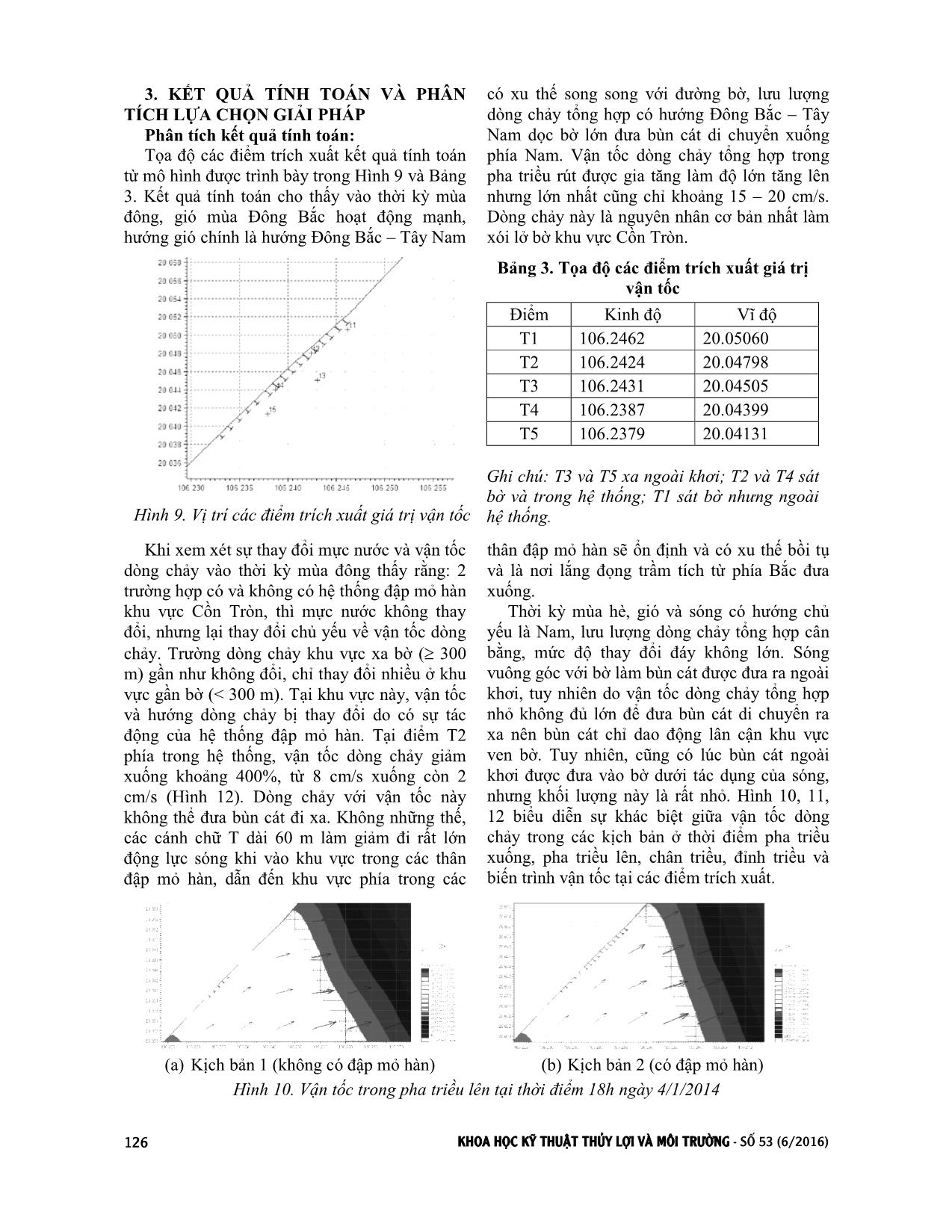 Nghiên cứu bố trí hợp lý hệ thống đập mỏ hàn khu vực cồn tròn thuộc tuyến đê biển Hải Hậu, Nam Định trang 5