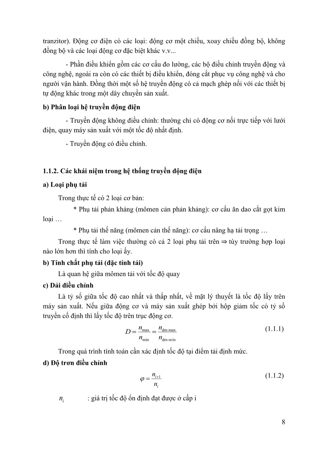 Giáo trình Điều khiển truyền động điện trang 8