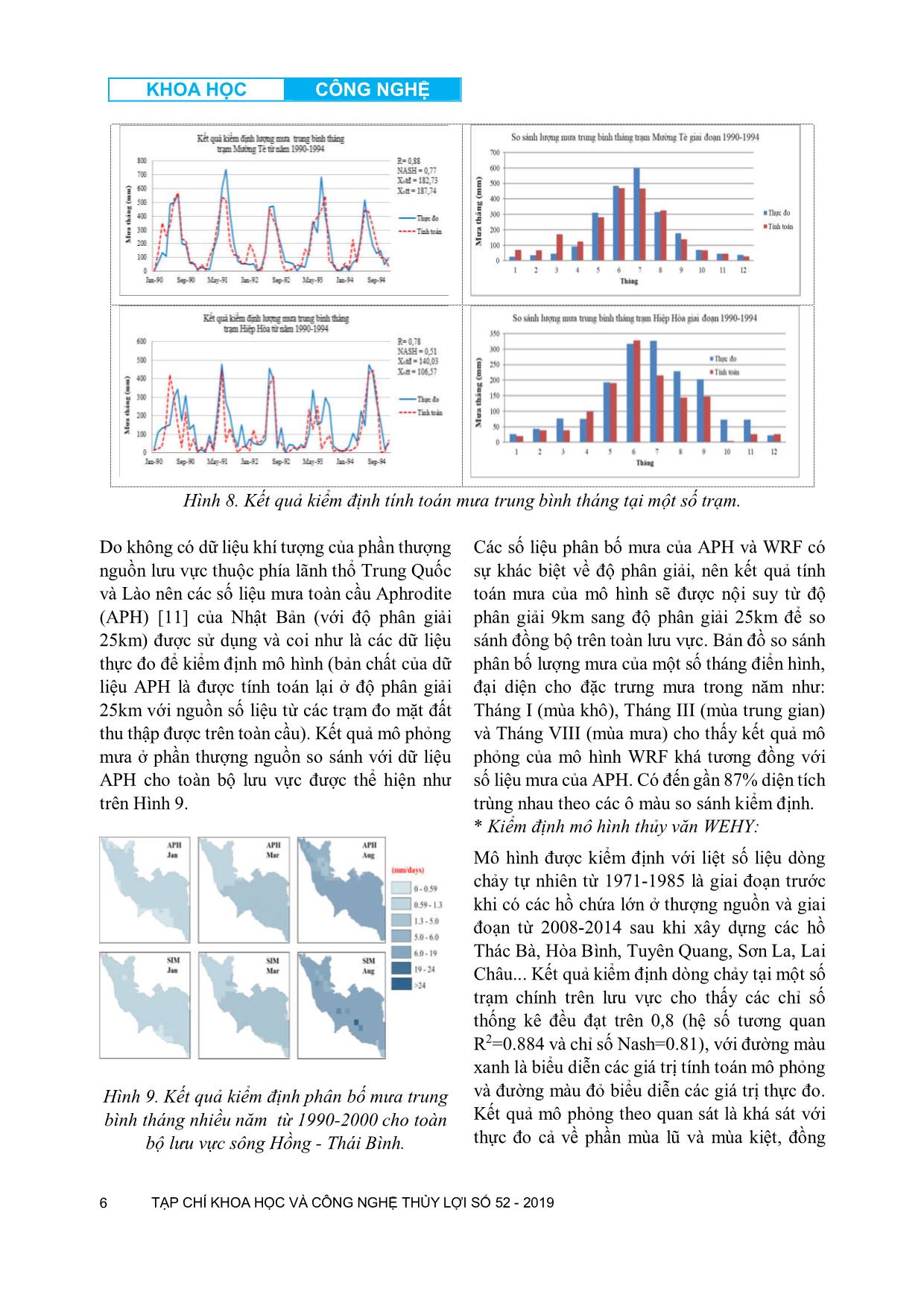 Nghiên cứu diễn biến hạn hán trên lưu vực sông Hồng - Thái Bình bằng bộ dữ liệu khí tượng, thủy văn khôi phục từ mô hình kết hợp Wehy-Wrf trang 6
