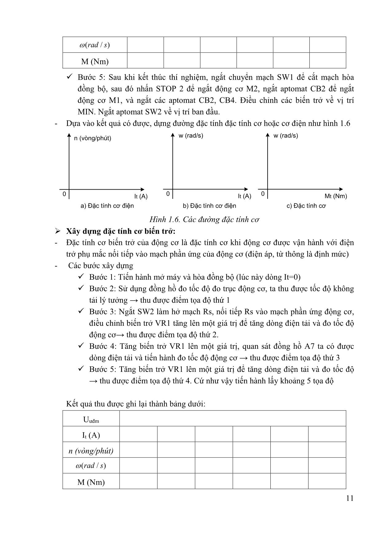 Giáo trình Thực hành truyền động điện trang 10