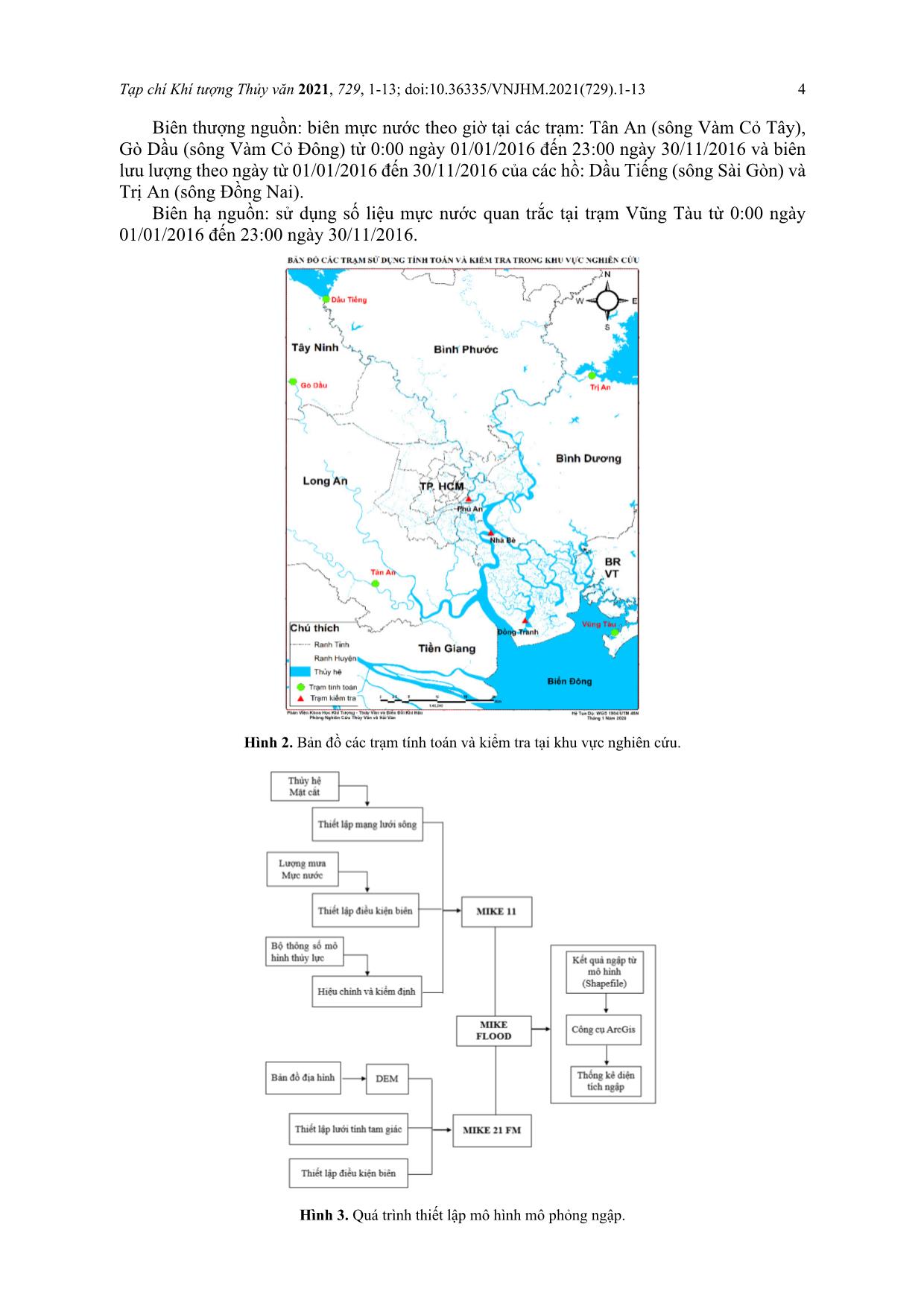Nghiên cứu xây dựng các kịch bản ngập cho thành phố Hồ Chí Minh dưới tác động của biến đổi khí hậu trang 4