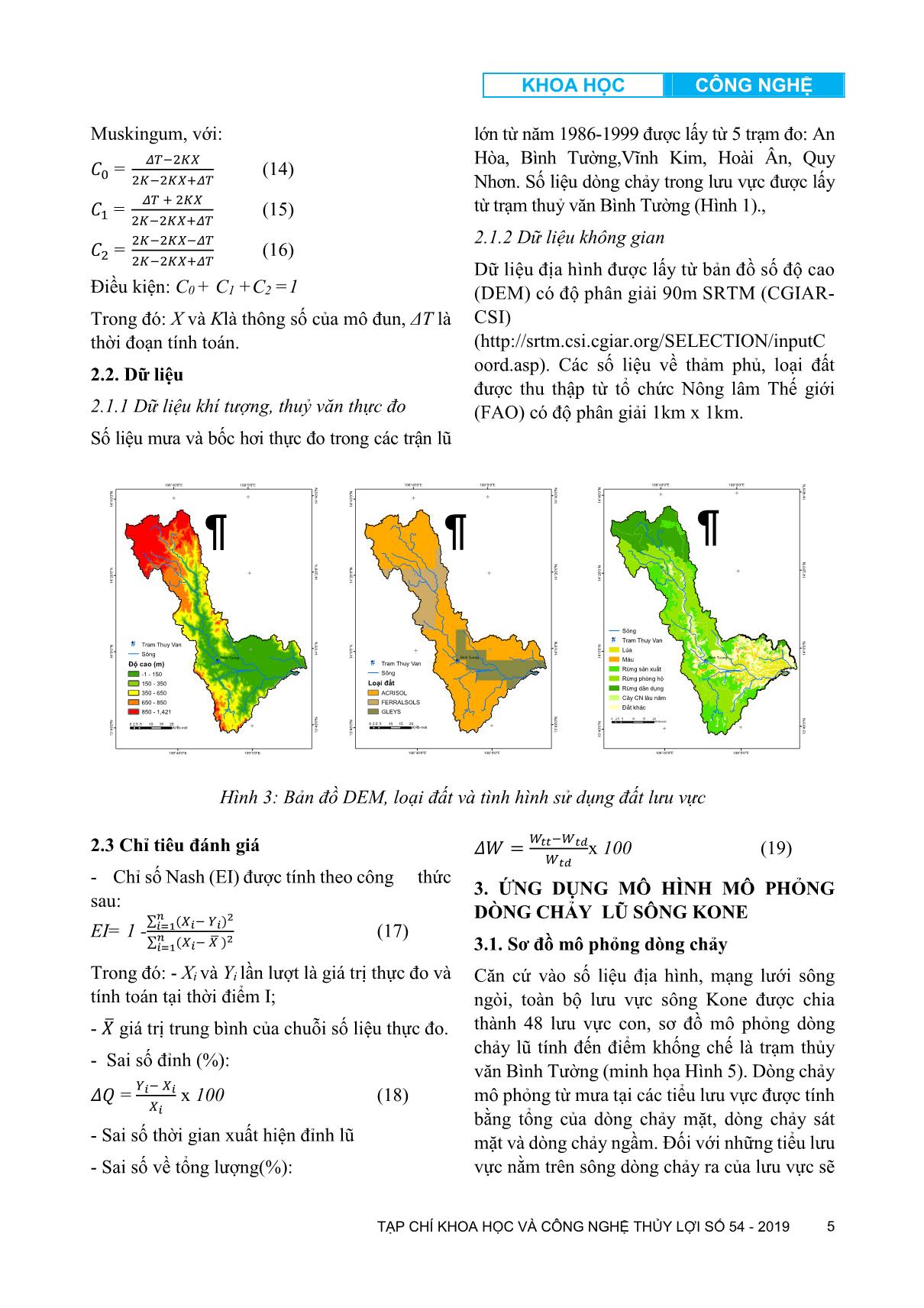 Nghiên cứu xây dựng mô hình mô phỏng lũ lưu vực sông Kone trang 5