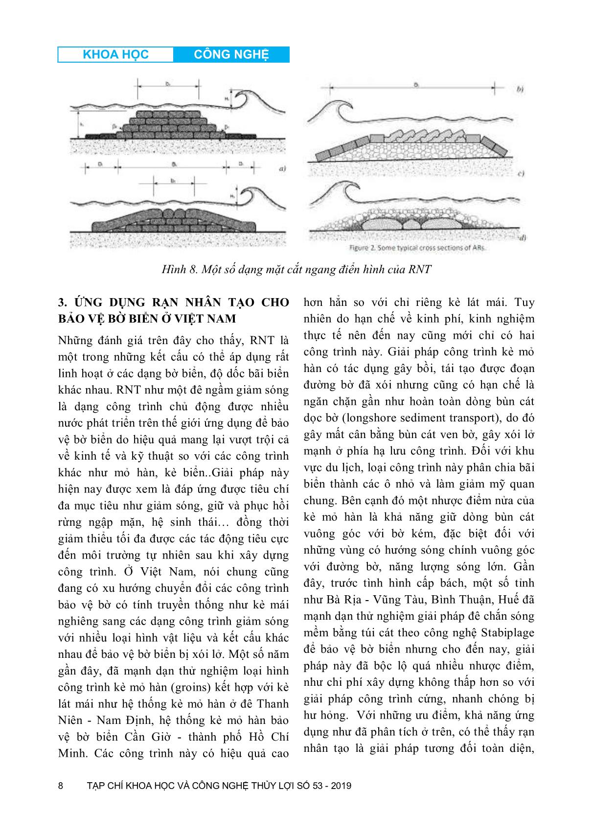 Rạn nhân tạo và khả năng ứng dụng cho bờ biển Việt Nam trang 8