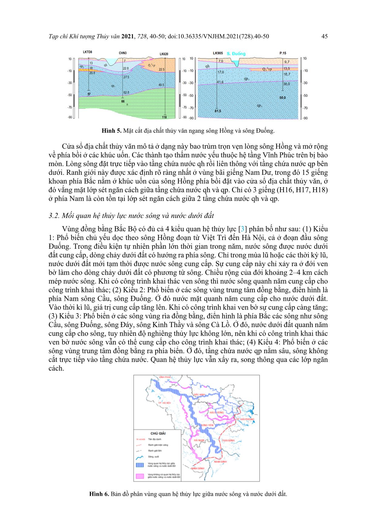 Tiềm năng khai thác nước thấm từ sông vùng đồng bằng Bắc Bộ trang 6