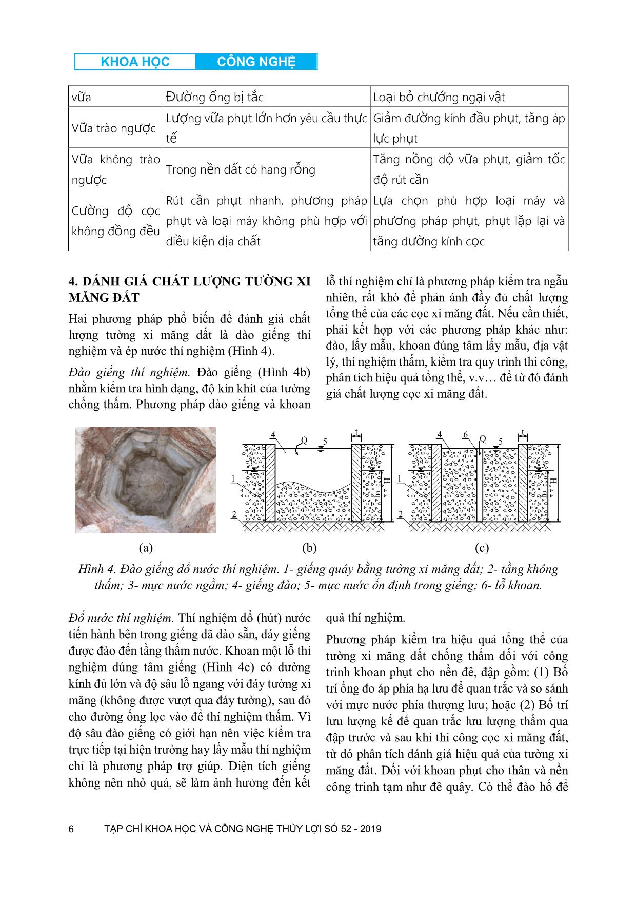 Tường chống thấm xi măng đất tạo bởi khoan phụt cao áp định hướng trang 6