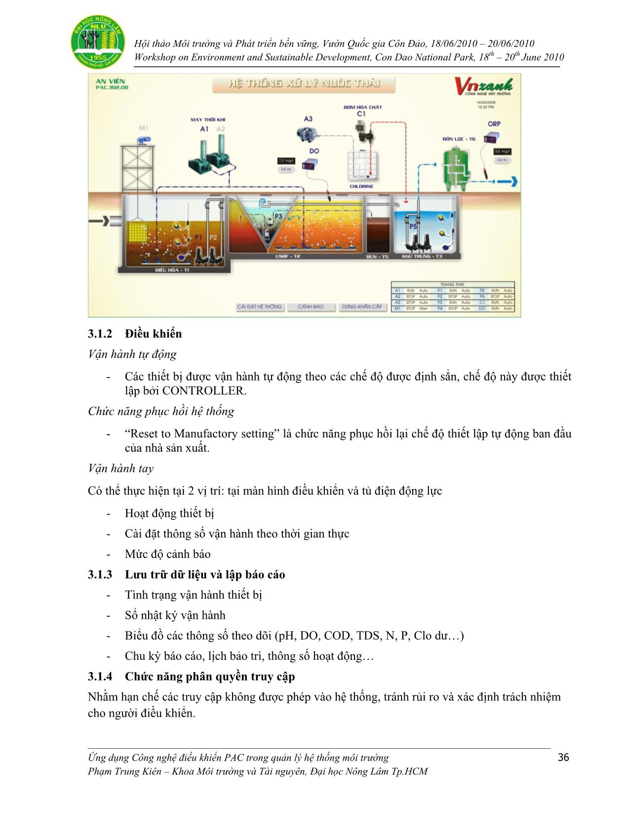 Ứng dụng công nghệ điều khiển PAC trong quản lý hệ thống môi trường trang 7