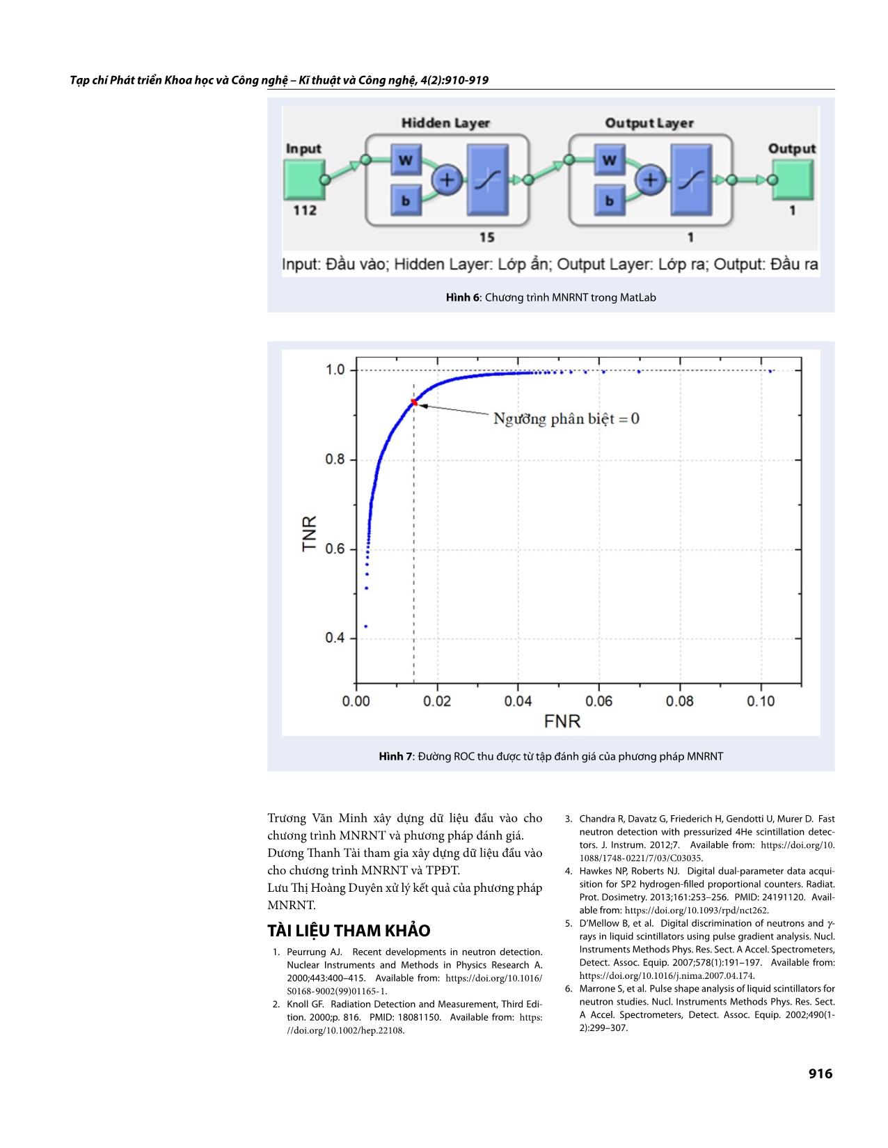 Ứng dụng mạng nơron nhân tạo vào nhận dạng xung nơtron/gamma cho đầu dò nhấp nháy EJ301 trang 7