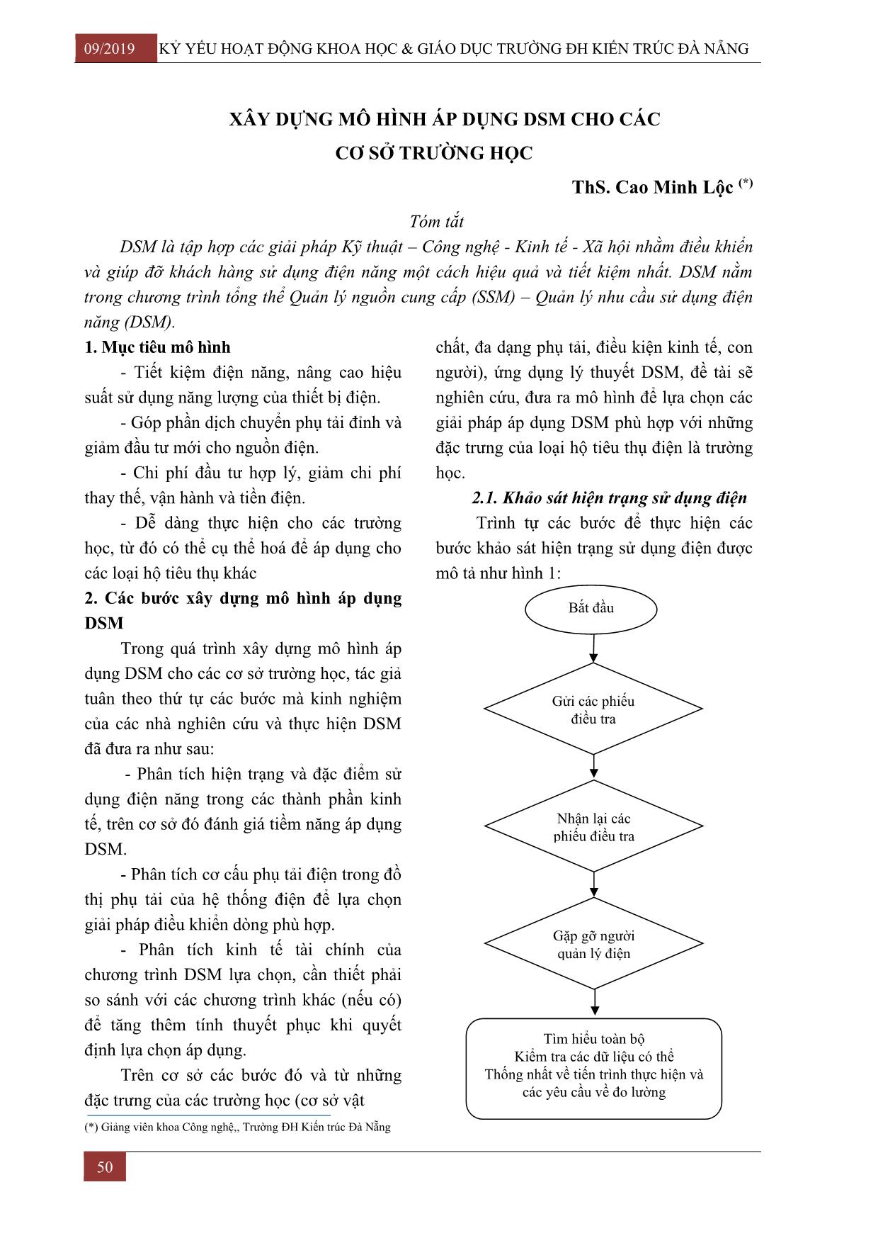 Xây dựng mô hình áp dụng DSM cho các cơ sở trường học trang 1
