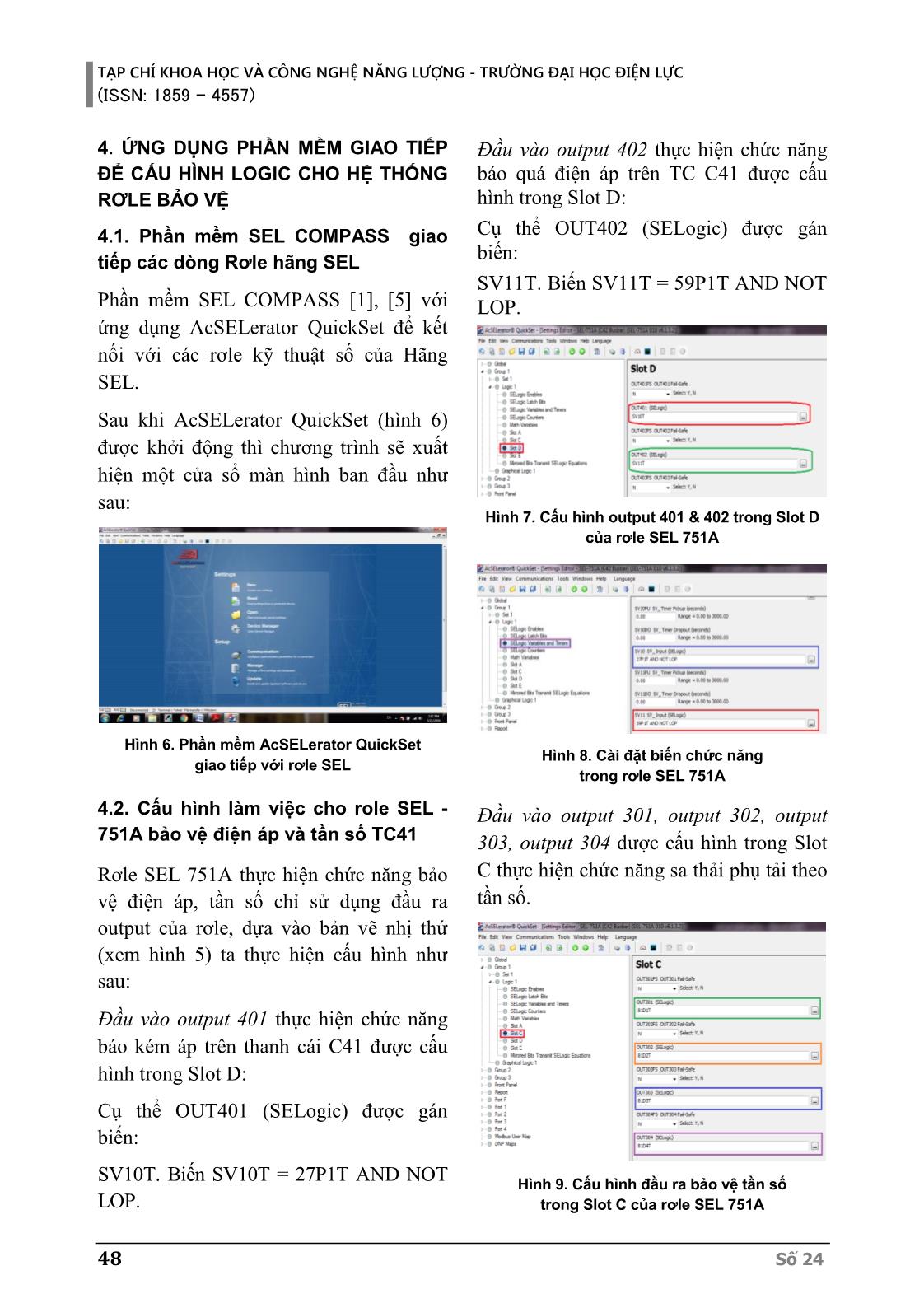 Xây dựng và cấu hình sơ đồ logic cho rơle bảo vệ điện áp và tần số tại trạm biến áp 110kV trang 5