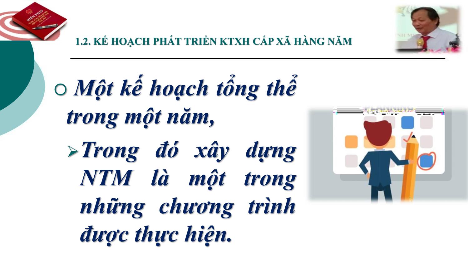 Bài giảng Phân tích, đánh giá hiện trạng và lập kế hoạch xây dựng nông thôn mới cấp xã có sự tham gia của người dân trang 9