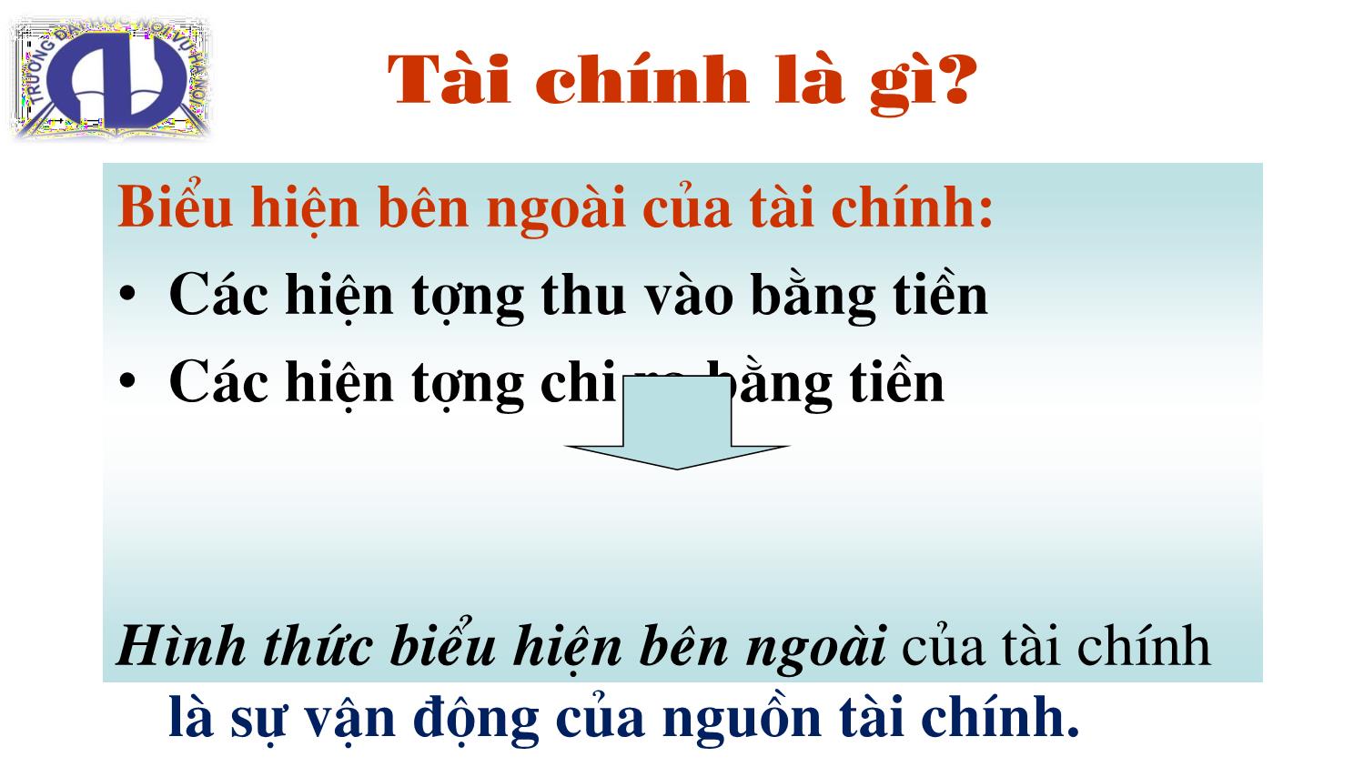 Bài giảng Quản lý tài chính và thực hiện các quy trình, thủ tục thanh quyết toán trang 3