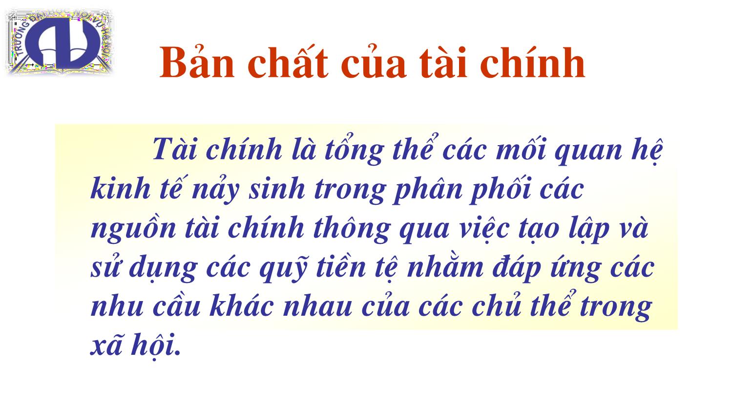 Bài giảng Quản lý tài chính và thực hiện các quy trình, thủ tục thanh quyết toán trang 6