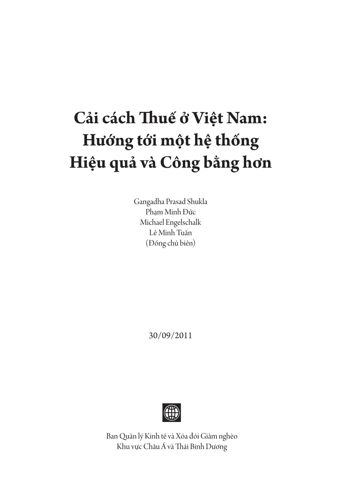 Cải cách thuế ở Việt Nam: Hướng tới một hệ thống hiệu quả và công bằng hơn trang 3