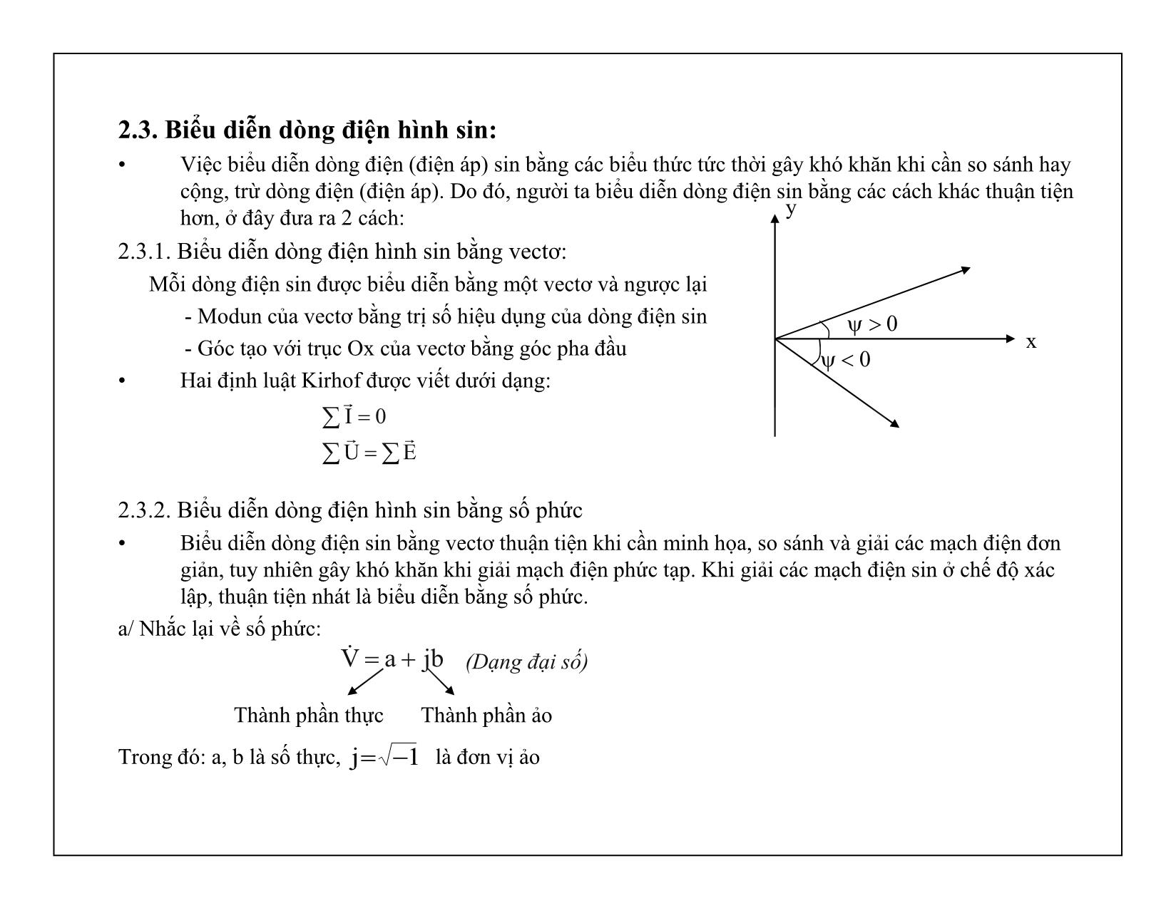 Bài giảng Mạch điện tử - Chương 2: Dòng điện sin trang 3