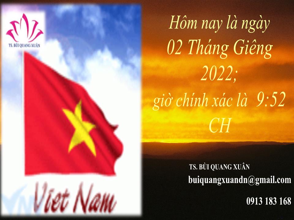 Bài giảng Tiêu chí xã nông thôn mới - Bùi Quang Xuân trang 2