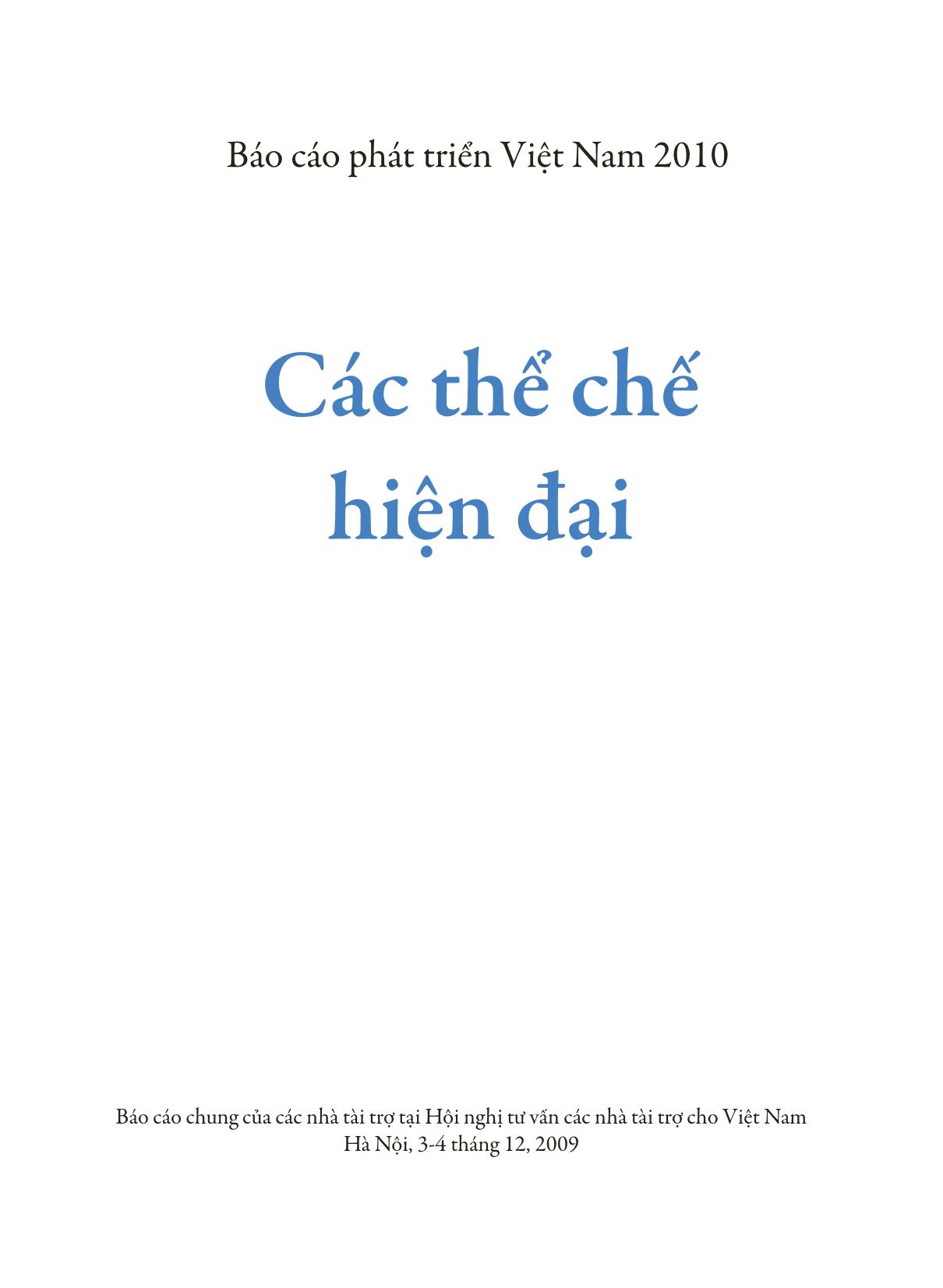 Báo cáo Các thể chế hiện đại trang 2