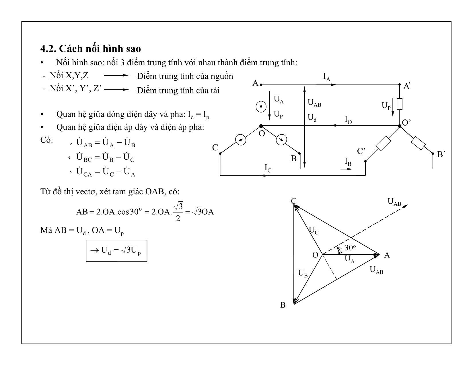 Bài giảng Mạch điện tử - Chương 4: Mạch điện ba pha trang 3