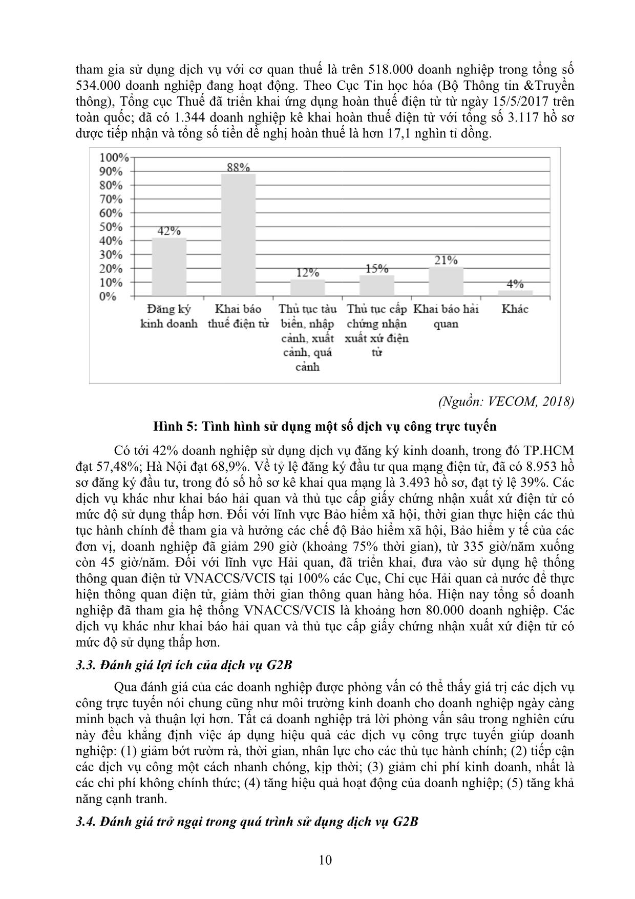 Chính phủ quản lý điện tử đối với doanh nghiệp ở Việt Nam: Mô hình lý thuyết, thực trạng và giải pháp trang 8