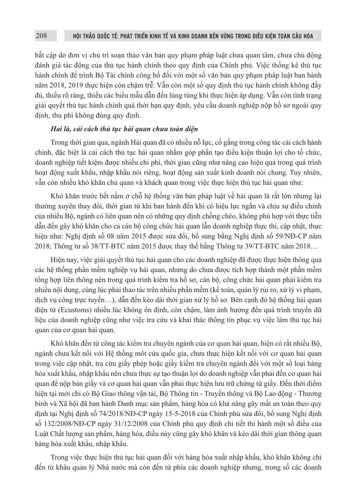 Đẩy mạnh phát triển chính phủ điện tử trong ngành hải quan giai đoạn 2019 - 2020 và định hướng đến 2025 trang 3