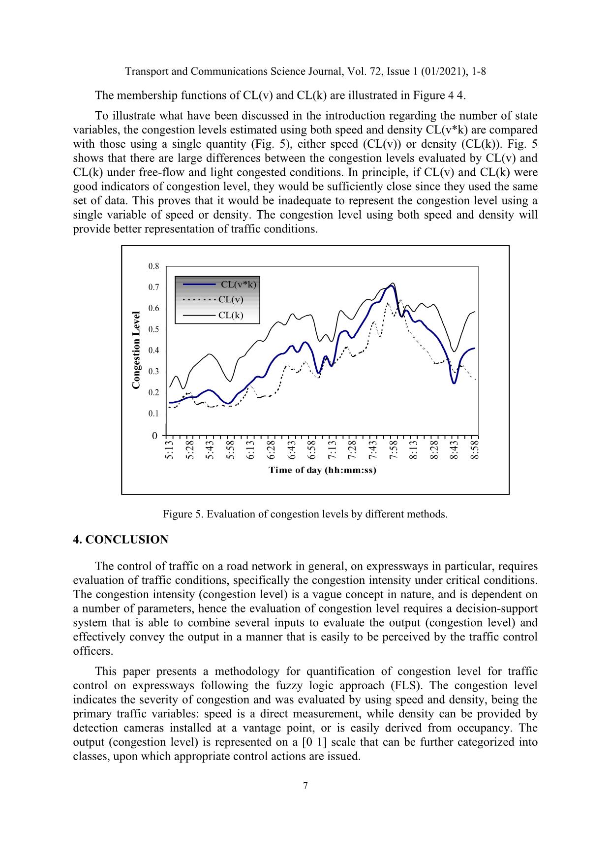 Fuzzy-Based quantification of congestion for traffic control trang 7