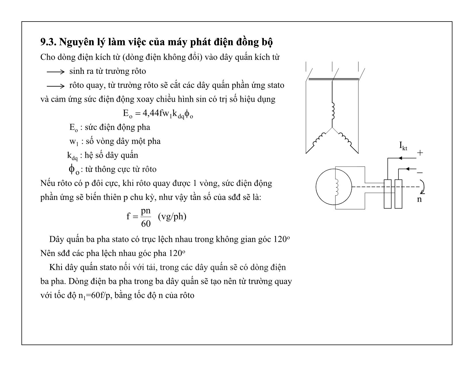 Bài giảng Mạch điện tử - Chương 9: Máy điện đồng bộ trang 4