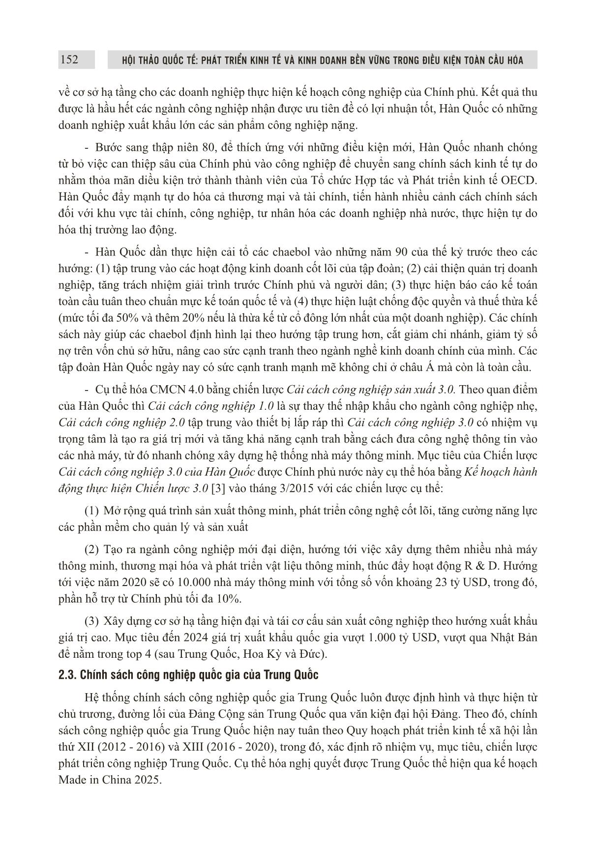 Kinh nghiệm một số nước châu Á về xây dựng chính sách và phát triển công nghiệp quốc gia trong bối cảnh cách mạng công nghiệp 4.0 - Khuyến nghị chính sách cho Việt Nam trang 5