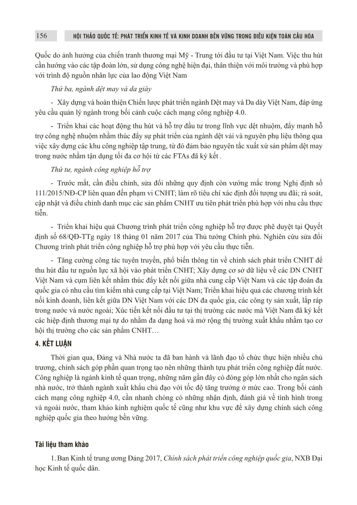 Kinh nghiệm một số nước châu Á về xây dựng chính sách và phát triển công nghiệp quốc gia trong bối cảnh cách mạng công nghiệp 4.0 - Khuyến nghị chính sách cho Việt Nam trang 9