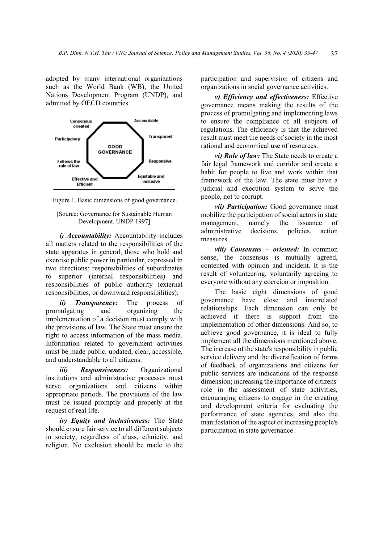 The underlying indicators of good governance in Viet Nam trang 3