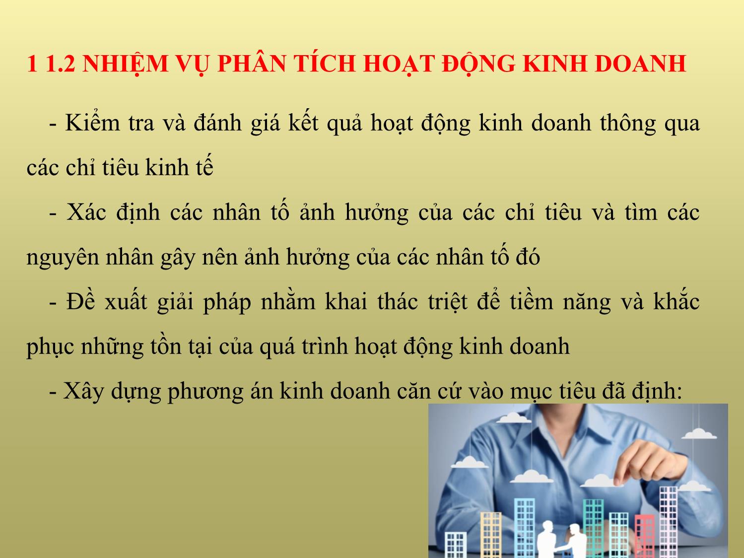 Bài giảng Phân tích hoạt động kinh doanh trang 10