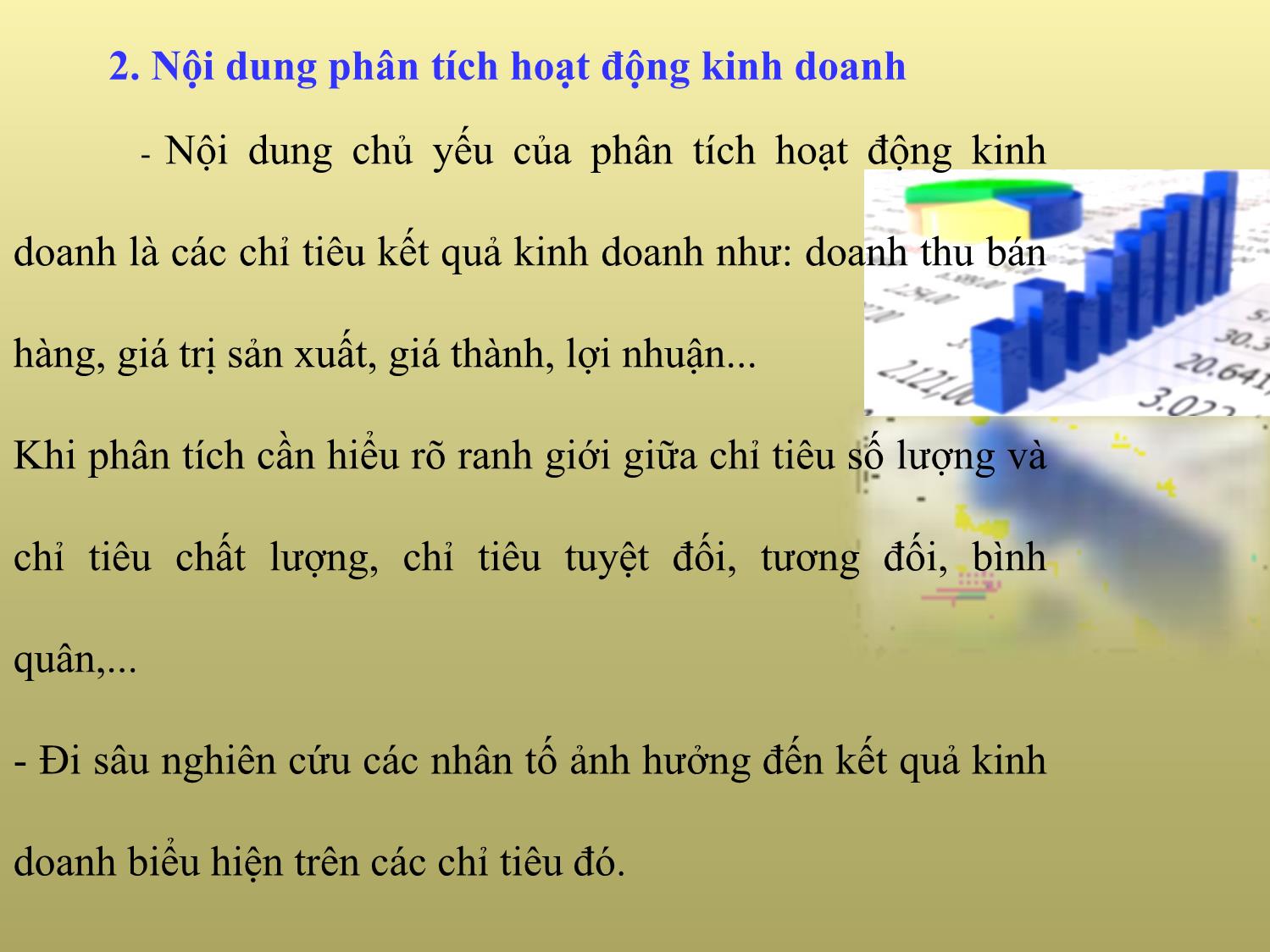 Bài giảng Phân tích hoạt động kinh doanh trang 4