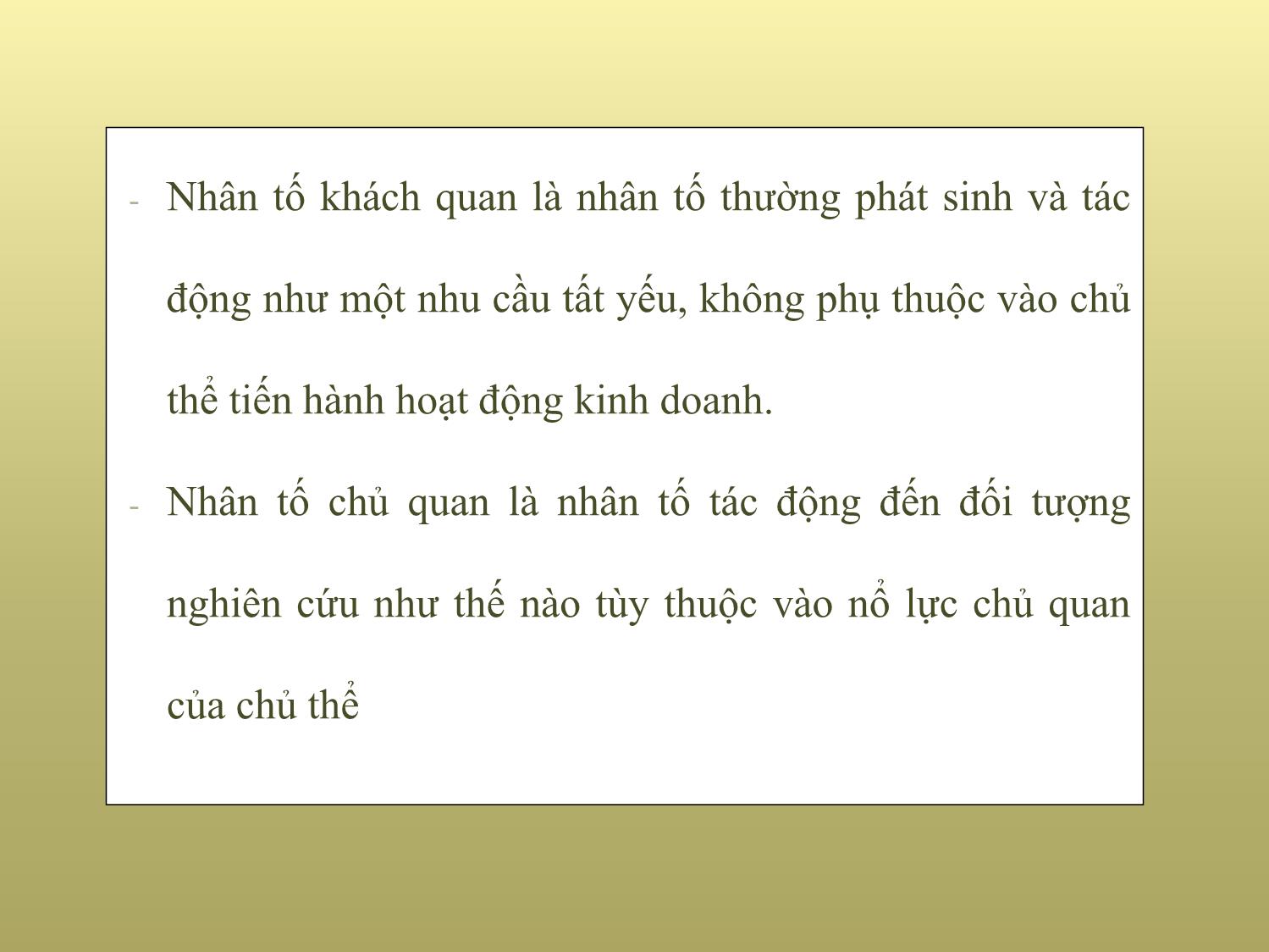 Bài giảng Phân tích hoạt động kinh doanh trang 5