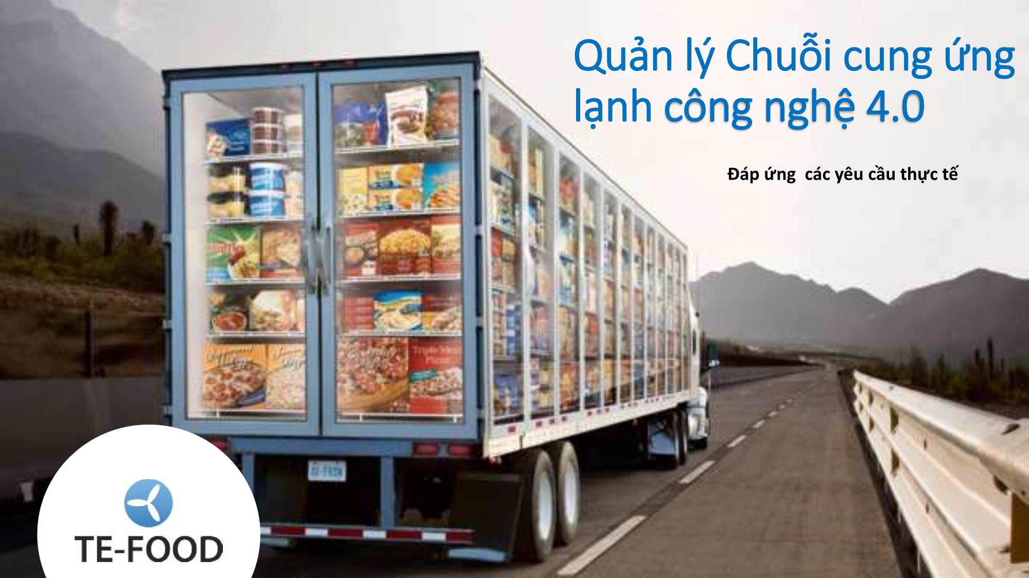 Bài giảng Quản lý chuỗi cung ứng lạnh công nghệ 4.0 trang 1