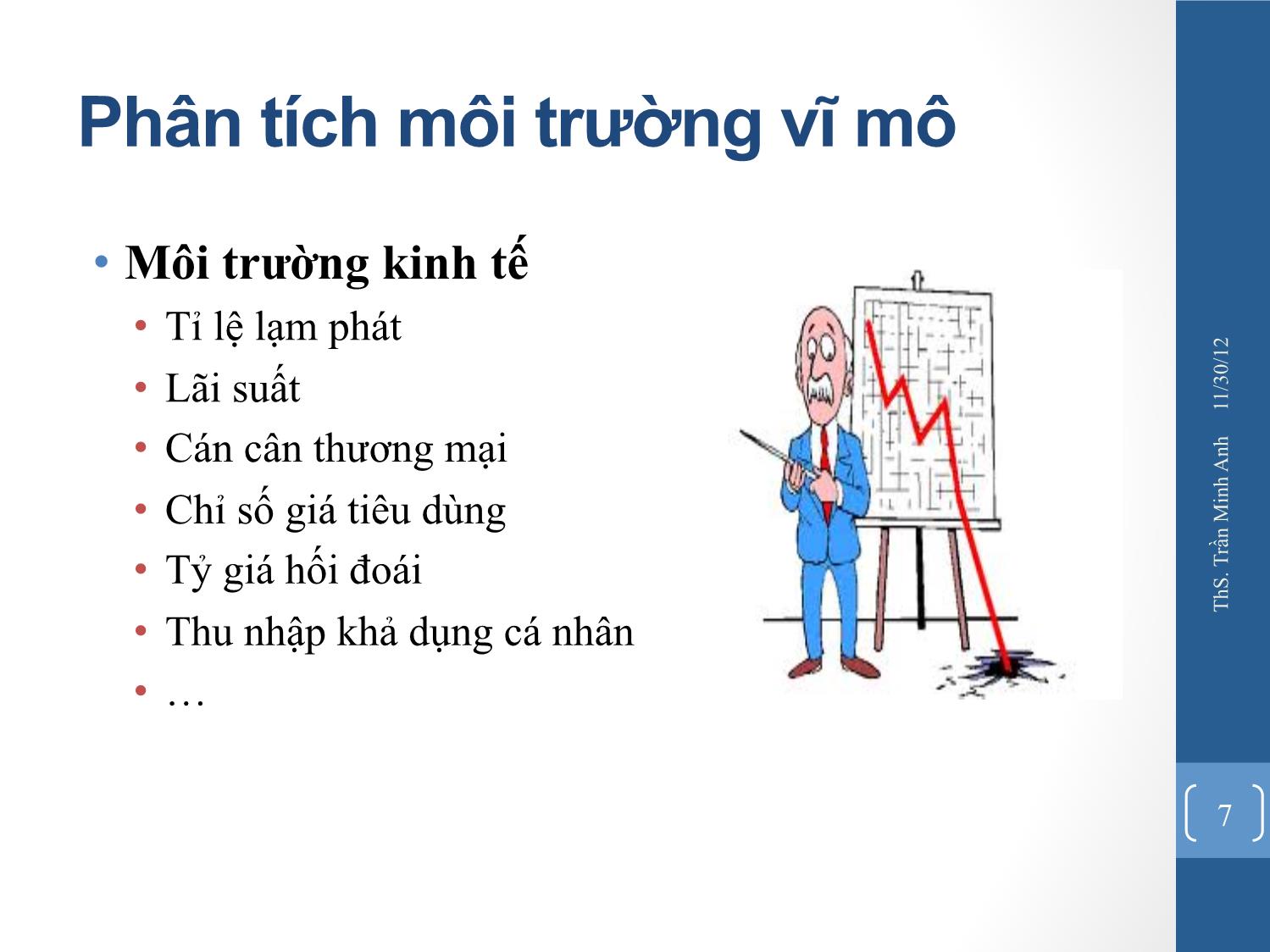 Bài giảng Quản trị chiến lược - Chương 2: Phân tích môi trường ngoại vi - Trần Minh Anh trang 7