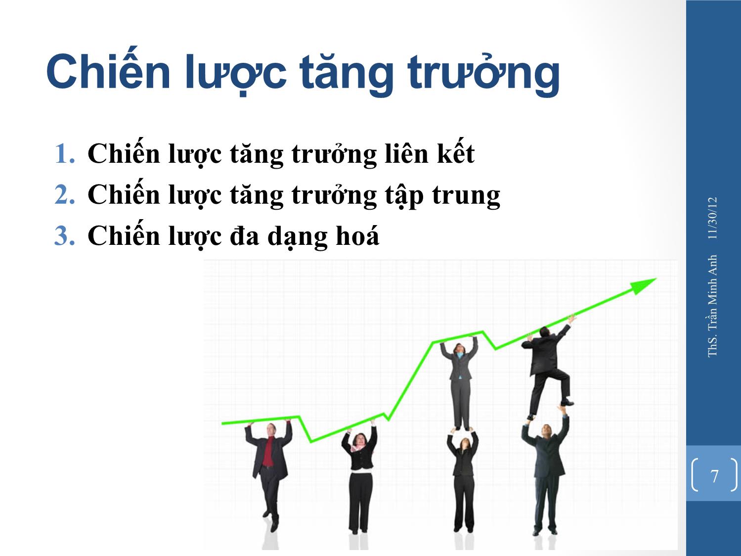 Bài giảng Quản trị chiến lược - Chương 5: Chiến lược cấp công ty - Trần Minh Anh trang 7