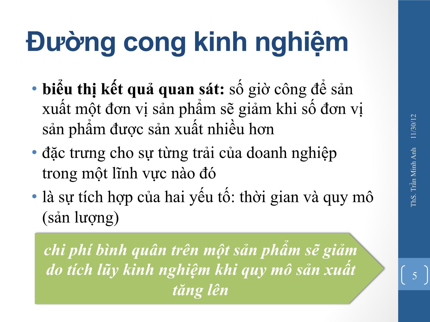 Bài giảng Quản trị chiến lược - Chương 6: Các mô hình phân tích chiến lược - Trần Minh Anh trang 5