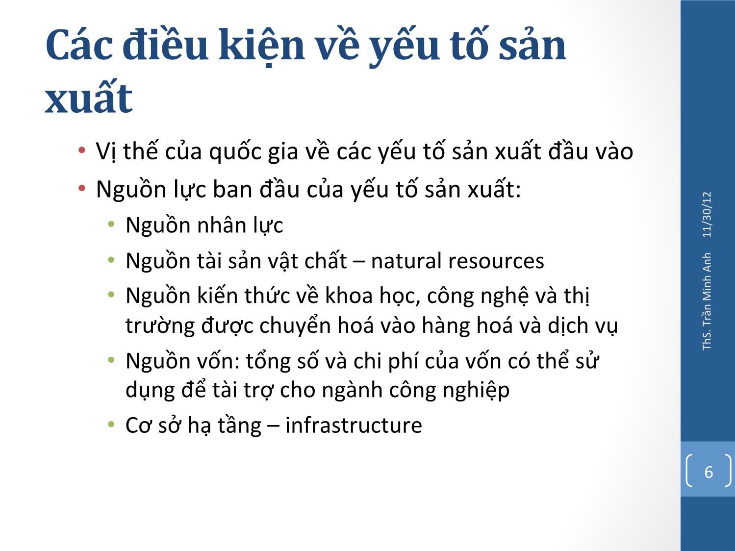 Bài giảng Quản trị chiến lược - Chương 7: Chiến lược phát triển ra nước ngoài - Trần Minh Anh trang 6