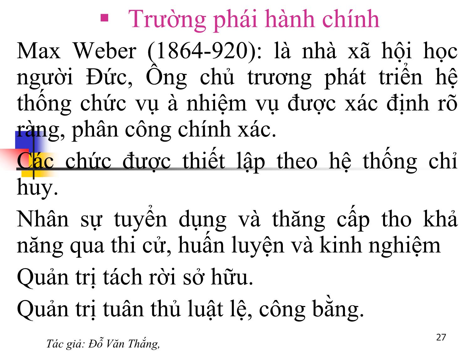 Bài giảng Quản trị học - Chương 2: Quá trình phát triển của lý thuyết quản trị - Đỗ Văn Thắng trang 8