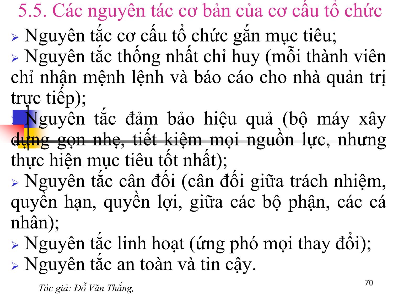 Bài giảng Quản trị học - Chương 5: Chức năng tổ chức - Đỗ Văn Thắng trang 6