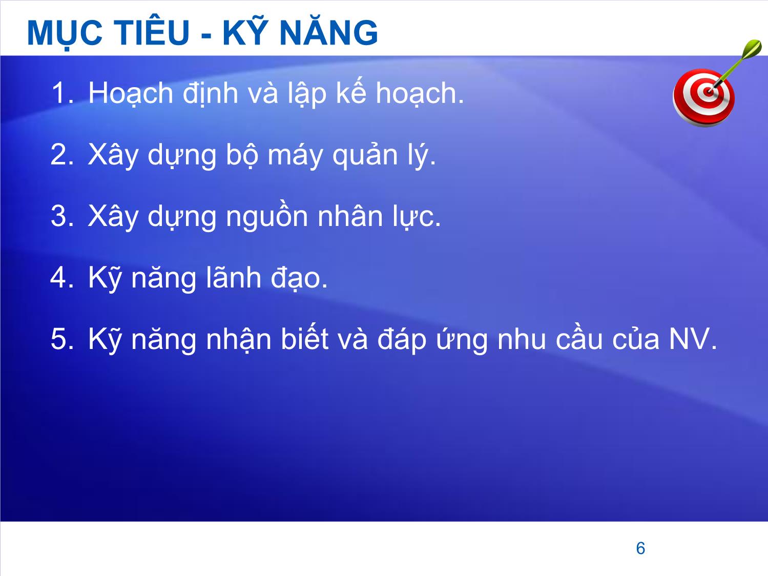 Bài giảng Quản trị học - Hoàng Trung Kiên trang 6