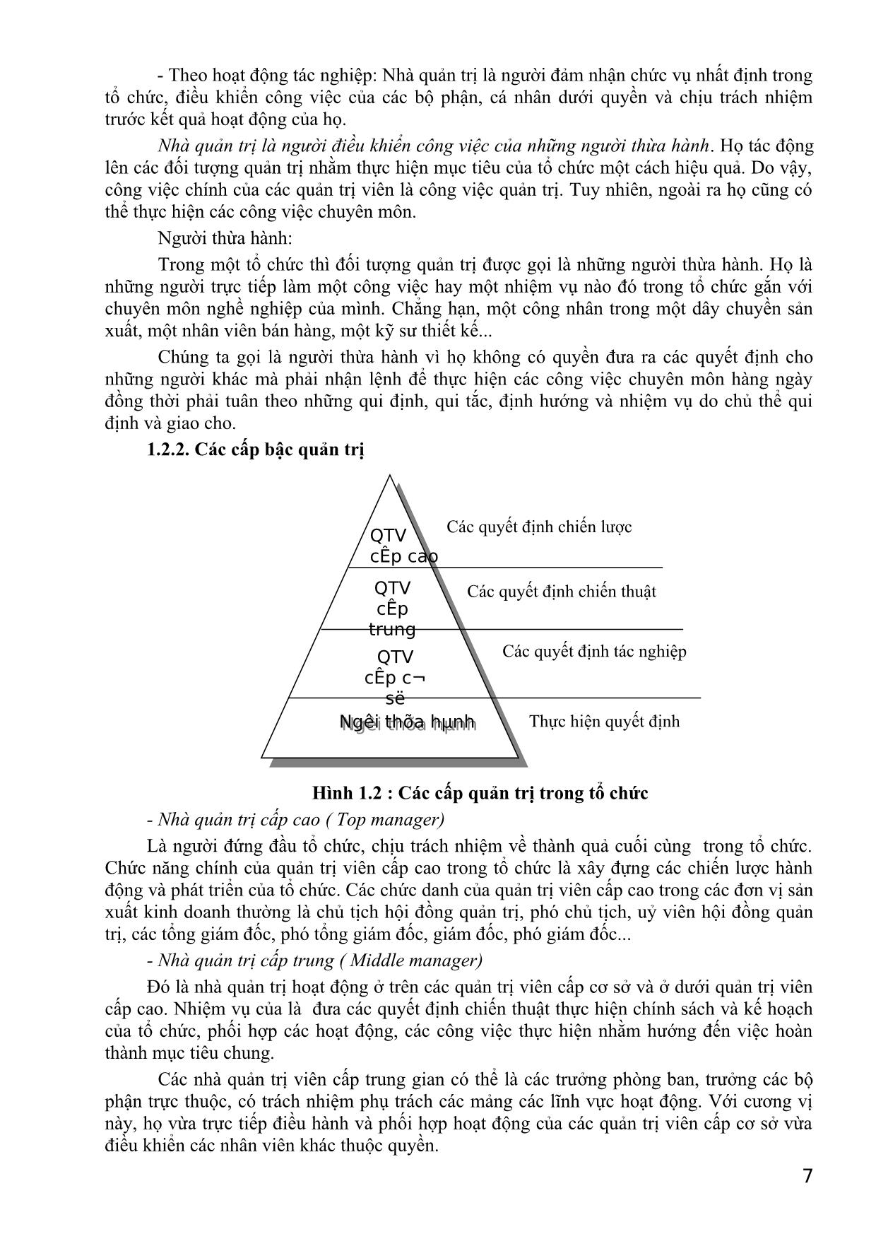 Giáo trình Quản trị học trang 7