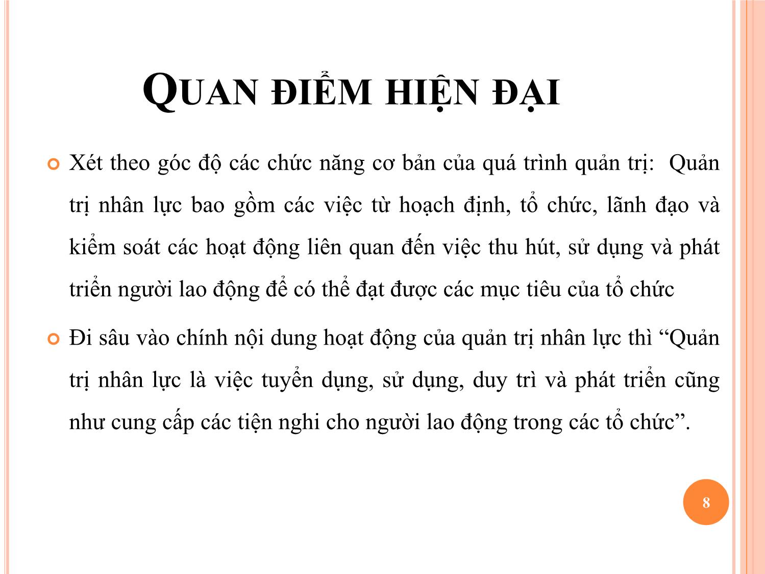 Giáo trình Quản trị nguồn nhân lực trang 8