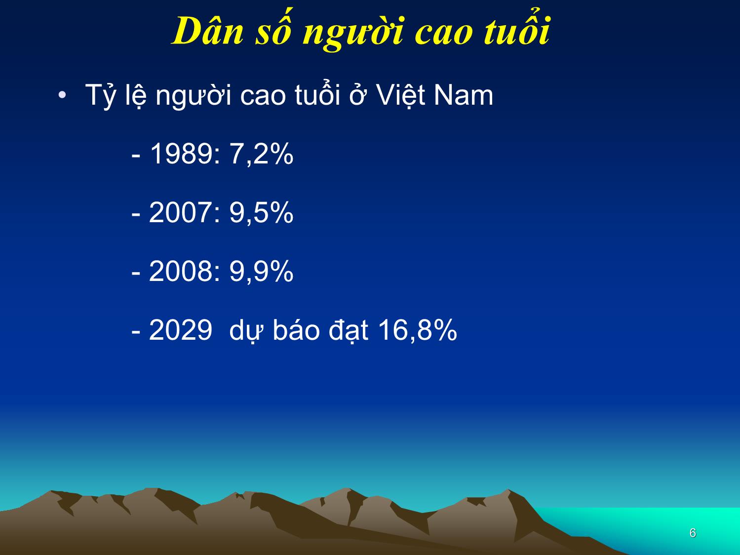 Bài giảng Dinh dưỡng người cao tuổi trang 6