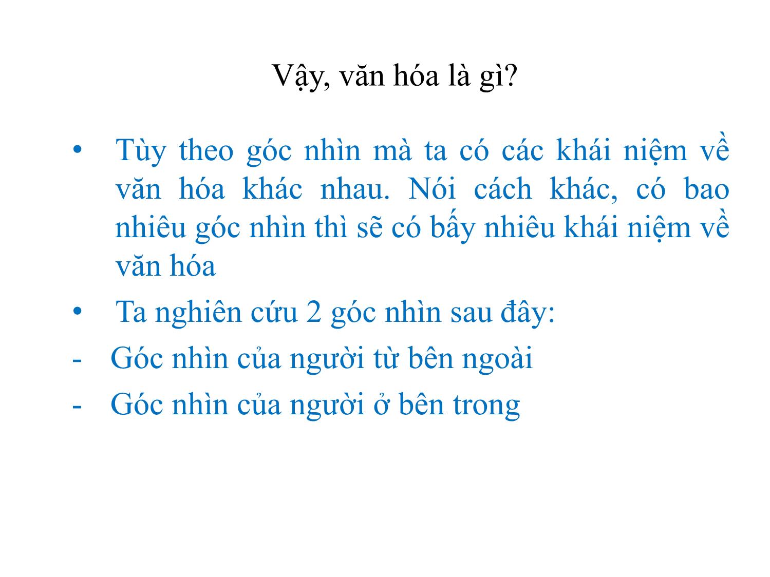 Bài giảng Văn hóa doanh nghiệp - Trần Văn Của trang 7