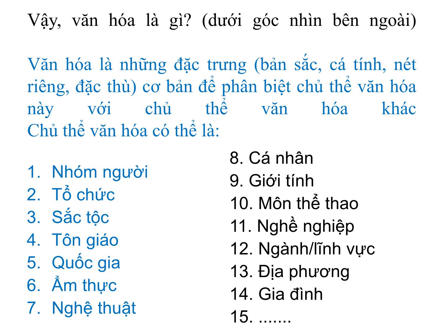 Bài giảng Văn hóa doanh nghiệp - Trần Văn Của trang 8