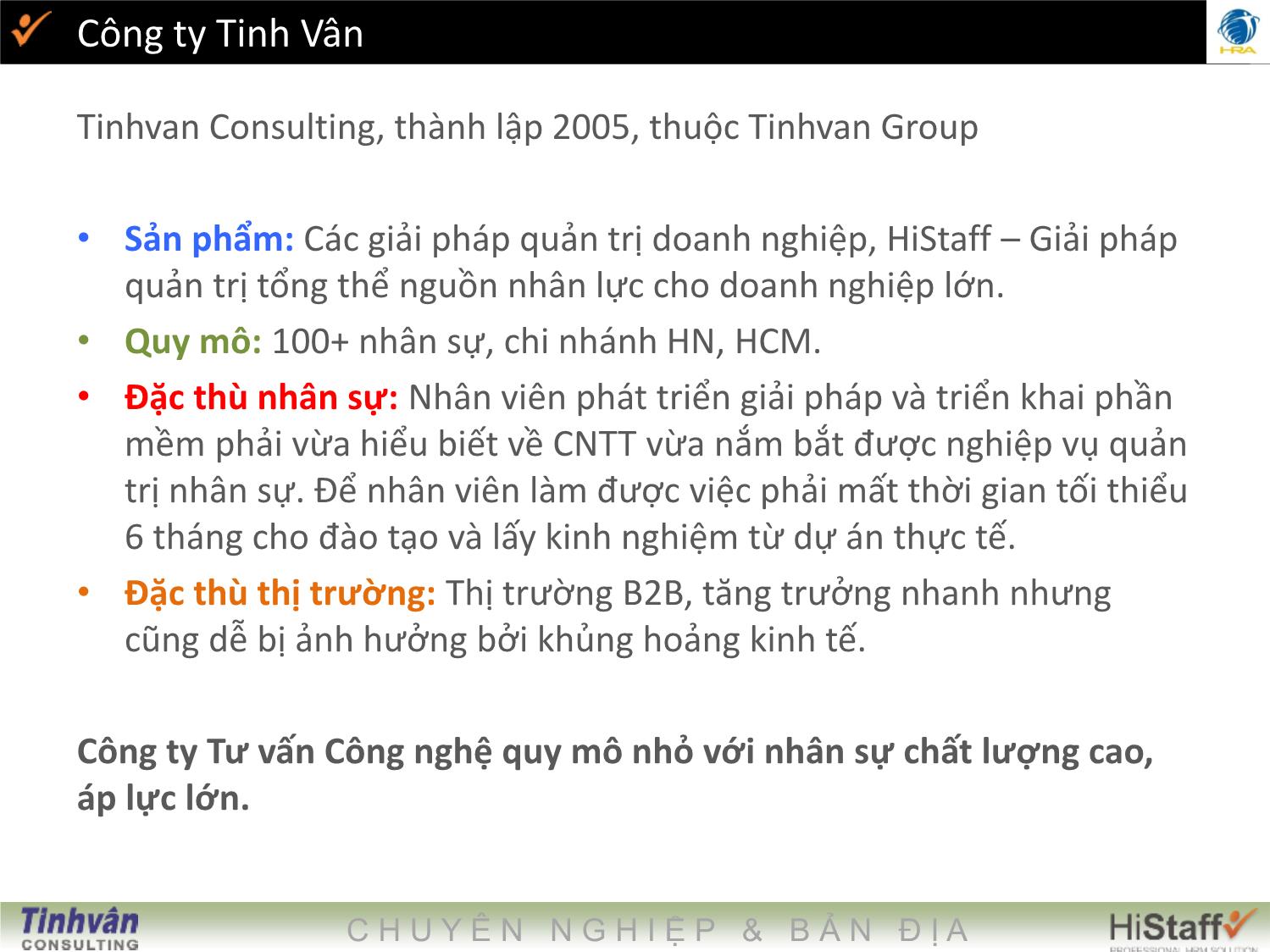 Tài liệu Bài toán định biên nhân sự tại công ty Tinh Vân trang 2