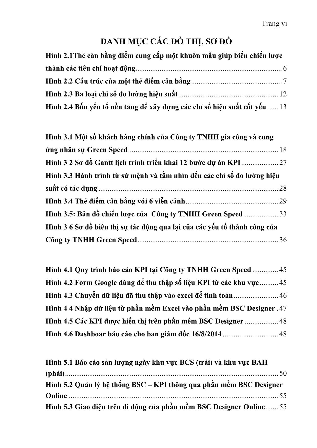 Đề tài Xây dựng hệ thống BSC - KPI cho công ty TNHH đóng gói và cung ứng nhân sự Green Speed trang 7