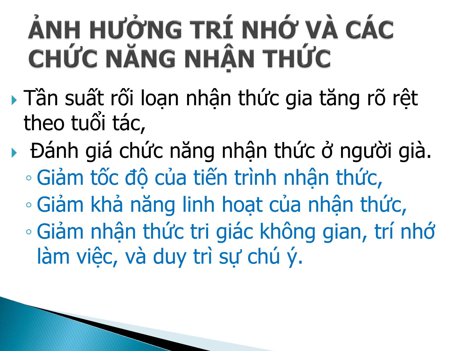 Bài giảng Lão hóa hệ thần kinh trang 7